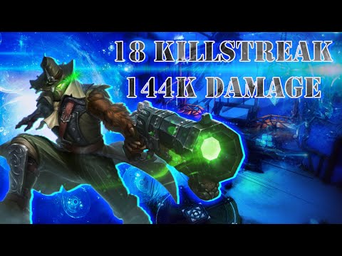 Androxus Pocket Carry | 18 Killstreak | Paladins Ranked Gameplay 144fps