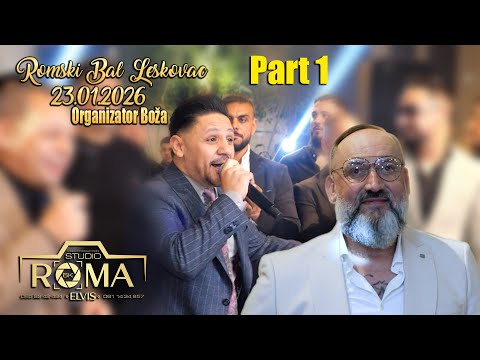 ROMSKI BAL LESKOVAC PART1 23.01.2026 ORG BOŽA LATINO BAND BERNAT AHMET ERDJAN STUDIO ROMA ELVIS 6K
