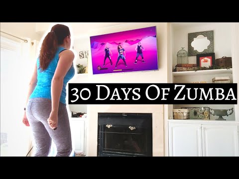 ZUMBA WEIGHT LOSS FROM HOME - 30 Day Fitness Transformation Before & After - Nintendo Switch Results
