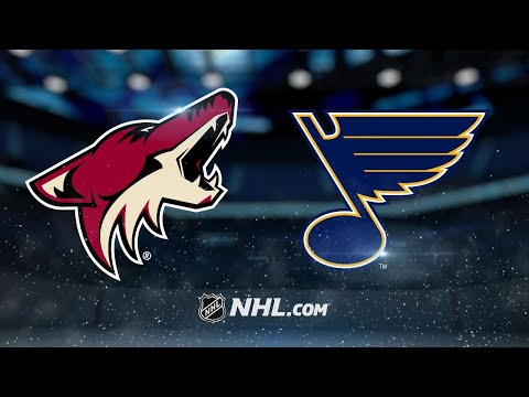 Coyotes ride four-goal 1st to win against Blues