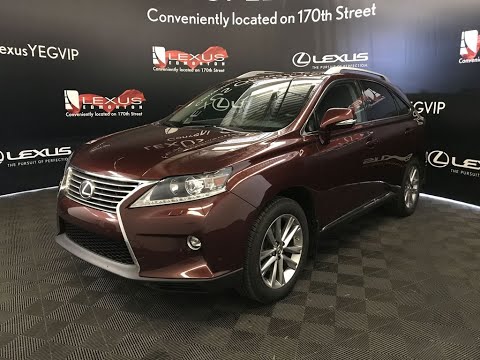 2015 Lexus RX 350 Red Technology Review Edmonton, Alberta - Lexus of Edmonton