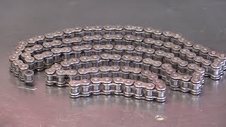 Delboy's Garage, Chain Clean With Vinegar....Results ?