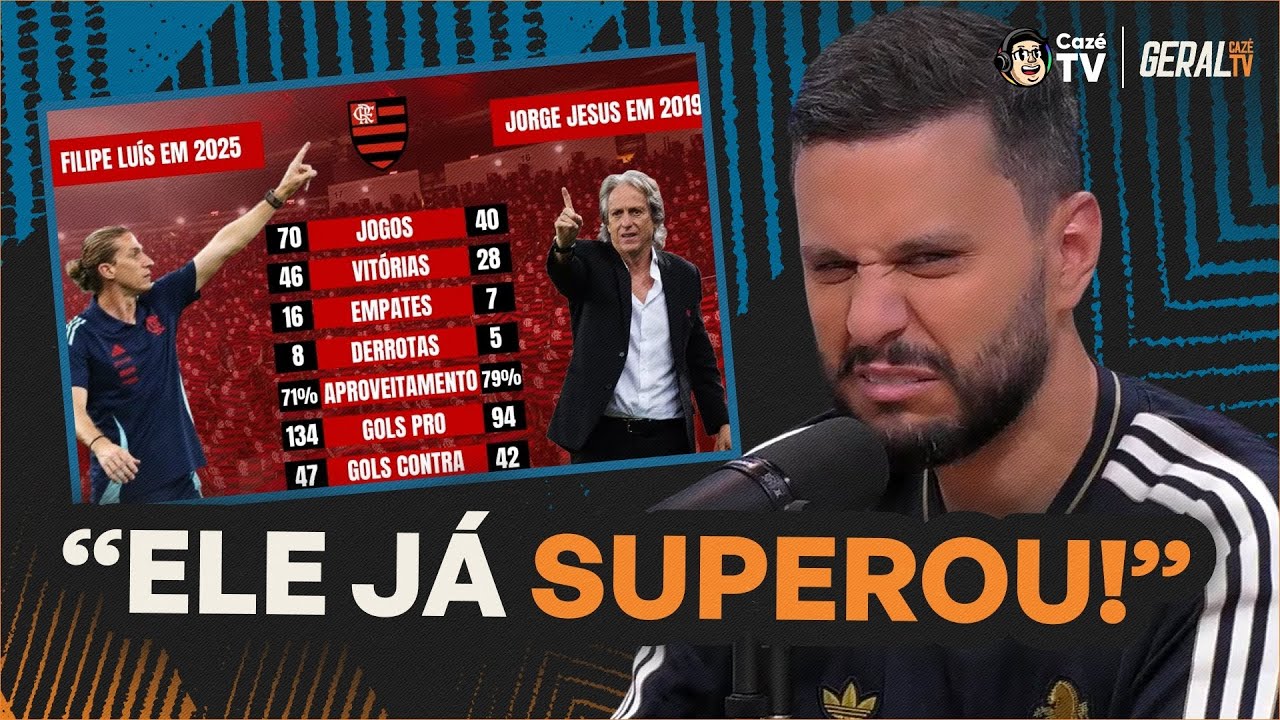 FILIPE LUÍS SERÁ MAIOR QUE JORGE JESUS NA HISTÓRIA DO FLAMENGO CASO VENÇA O MUNDIAL? | GERAL CAZÉTV