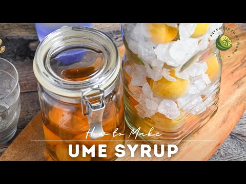 How to Make Traditional Japanese Ume Plum Syrup | Homemade Summer Drink