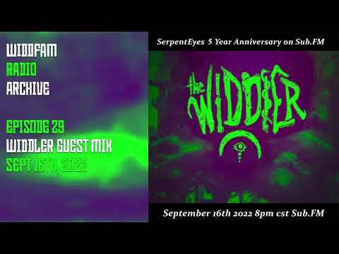 WiddFam Radio Archive #29 Widdler Guest Mix - Dance/Electronic/Deep Dubstep DJ Mix