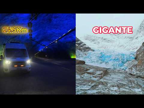 IL TUNNEL PIÙ LUNGO AL MONDO IN CAMPER→ VERSO IL GHIACCIAIO PIÙ GRANDE D'EUROPA Nigardsbreen (Ep. 8)