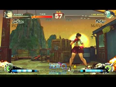 SSF4AE: P.CUTTA (Sakura) vs McVicker (Vega)