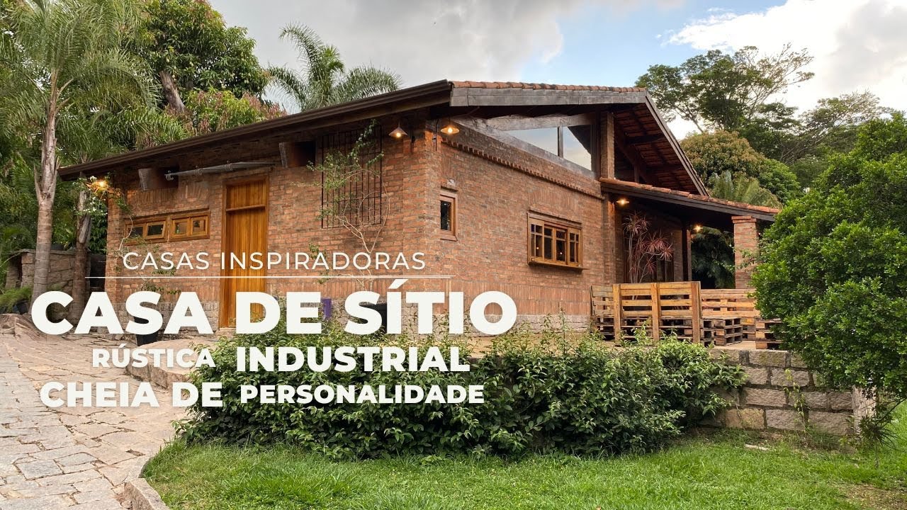 CASA DE SÍTIO. RÚSTICA, INDUSTRIAL, CHEIA DE PERSONALIDADE E INTEGRADA À NATUREZA
