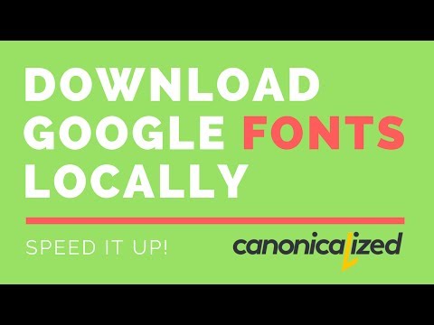How to download fonts locally and add them to your website