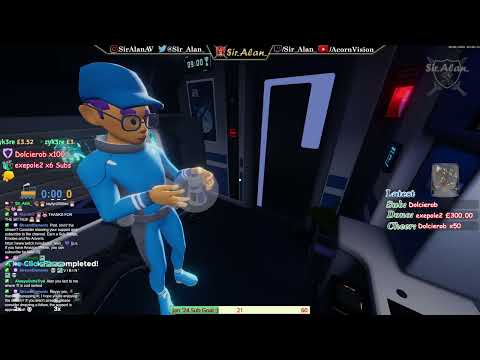 Escape Simulator - Adrift in Space - #1 Emergency Awakening (Co-Op w/ Thomas) - @Sir_Alan_