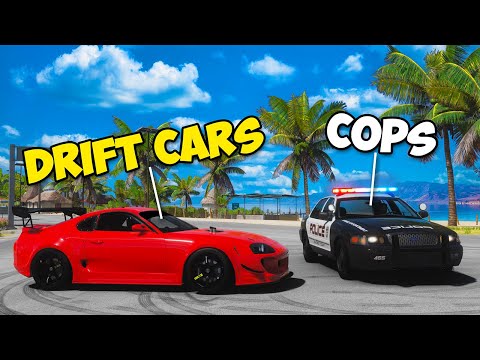 Drift Cars vs Cops! - Forza Horizon 5 (ft. Goosiest)