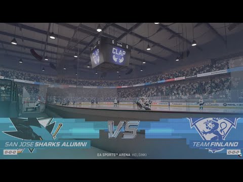 San Jose Sharks Alumni VS Team Finland - NHL23 Game Replay HD