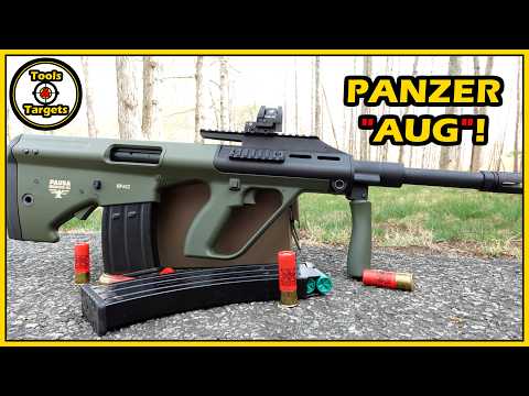 The AUG Doppelganger!...NEW Panzer Arms BPA12 12 Gauge Bullpup Shotgun Quick Range Review!