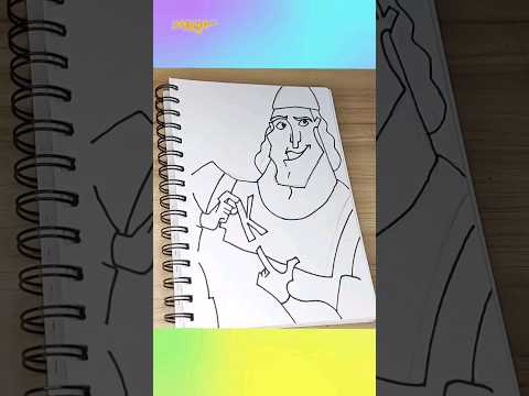 Part 11 - Kronk #howtodraw #kronk #shorts #disneyart