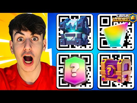 ALL the NEW FREE QR CODES for Clash Royale!