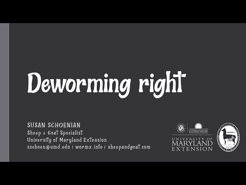 Deworming Right