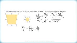 Math 3202 6 1 1 Identifying Dilations Que