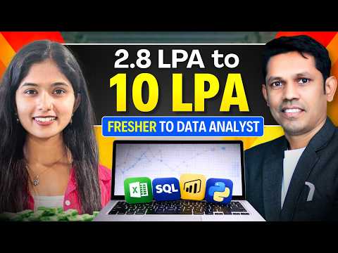 How to Become a Data Analyst? | From ₹2.8 LPA Fresher to ₹10 LPA Podcast