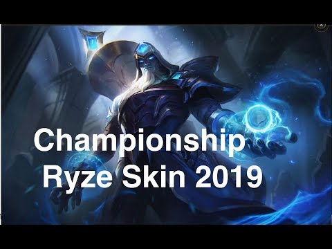 [League of Legends] - Championship Ryze Skin - Pre-Release