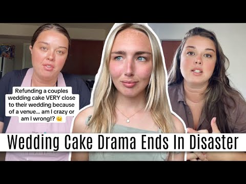TikTok Wedding Cake Drama Leaves Baker Refunding Bride WEEKS Before Wedding