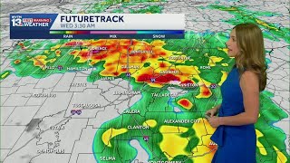 Tracking strong to severe storms in Alabama's weather forecast and beneficial rain.