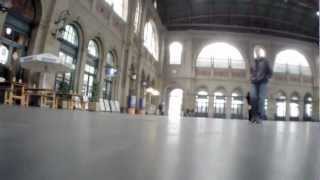 preview picture of video 'Solowheel ride from Zürich Enge railway station to the main railway station'