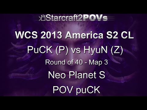 SC2 HotS - WCS 2013 AM S2 CL - puCK vs HyuN - Ro40 - Map 3 - Neo Planet S - puCK
