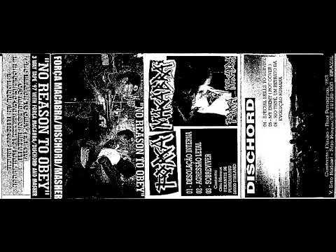 Força Macabra/Dischord/Masher - 3 way tape No reason to obey | k7 - 1997