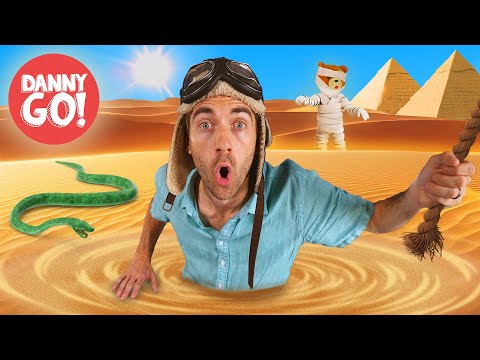 El Suelo Es Arenas Movedizas: Aventura Piramidal! 🐪🐍 | Piso es Lava | Danny Go! Canciones Para Niños