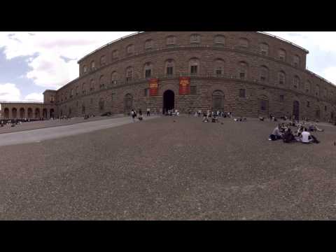 360 video: Pitti Palace, Florence, Italy