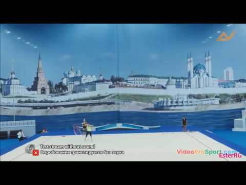 Kseniya Moustafaeva Ribbon Training - WC Kazan 2016