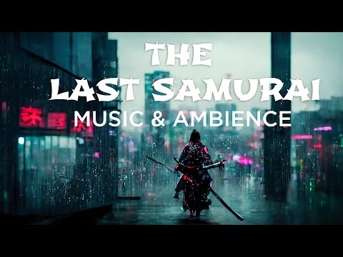 Samurai Walking Defeated In Metropolitan Rain | Japanese Ambient Sound for Focus