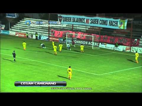 Gol de Carignano.Patronato 2 Crucero 0.Fecha 37.Torneo Primera B Nacional.Fútbol Para Todos