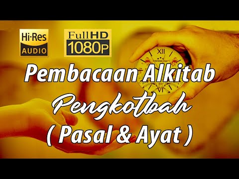 Alkitab Suara - Pengkotbah Full HD, pasal & ayat