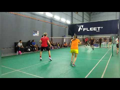 Badminton LSJ 3 Mixed Double SemiPro - Lee Yi Bo / Tan Cheryl Vs Afiq Syazwan / Sannatasha
