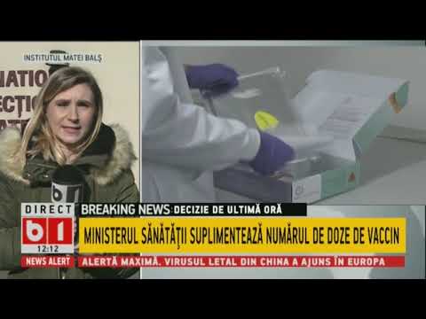STIRI B1 ORA 12.00 DIN 24 IAN 2020, CU IRINA PETRARU: ROMANIA SE PREGATESTE DE CORONAVIRUS