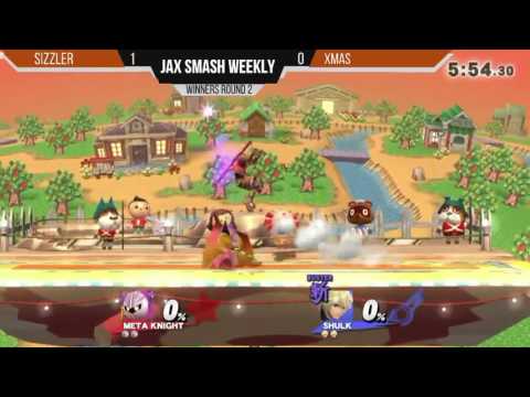 Jax Smash Weekly 5/12/16 - Sizzler(Metaknight) Vs. Xmas(Shulk) WR3