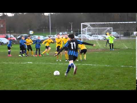 Aquinas FC/13 Star 2003s/Boyler free kick