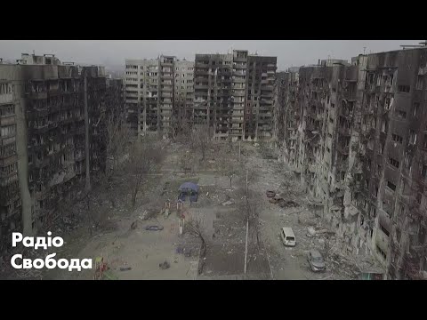 Мариуполь сейчас: видео с дрона | Уничтоженный драмтеатр в Мариуполе изнутри