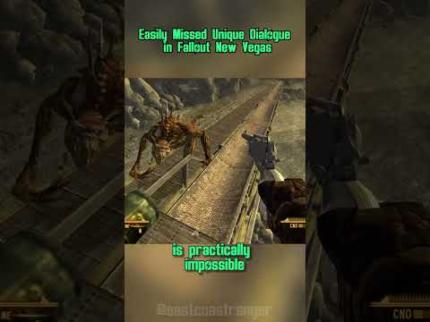 EASILY MISSED Unique Dialogue in Fallout New Vegas! Chomps Lewis's Line you may have never seen!