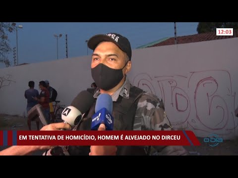 Em tentativa de homiciÌdio, homem eÌ alvejado no Dirceu 02 09 2021