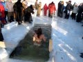купание на крещение прорубь Новосибирск ОбьГЭС 