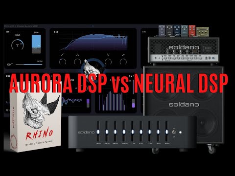 🤓 Aurora DSP Rhino vs Neural DSP Soldano SLO-100 | GUITARS ONLY | plugin comparison