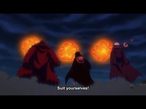 Luffy, Law and Kid Fight! - The First One to Dodge Big Mom’s Attack Loses! - One Piece Episode 1016