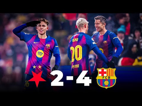 Frenkie TOP - Olmo & Fermin BOMBAZOS mais le reste...Slavia vs Barça (2-4)