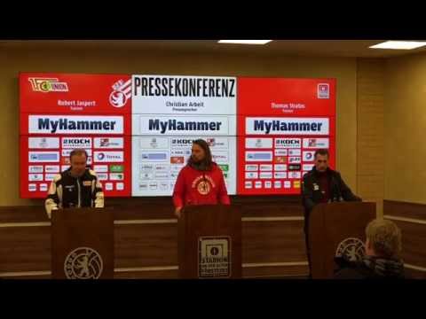 Die Pressekonferenz nach dem Spiel: 1. FC Union Berlin II - BFC Dynamo (Regionalliga Nordost)