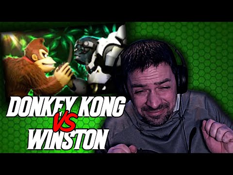 Donkey Kong vs. Winston - Rap Battle! - feat. Titanium1208 & BluBirdVA // REACTION!!!