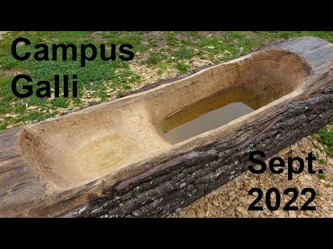 Campus Galli, Meßkirch September 2022, Neubau eines mittelalterlichen Klosters