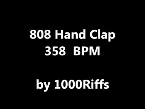 808 Hand Clap : 358 BPM - Beats Per Minute