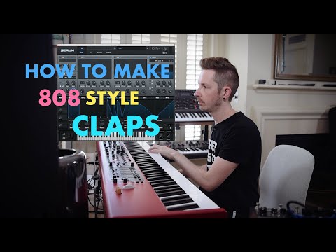 how to make your own 808 style clap